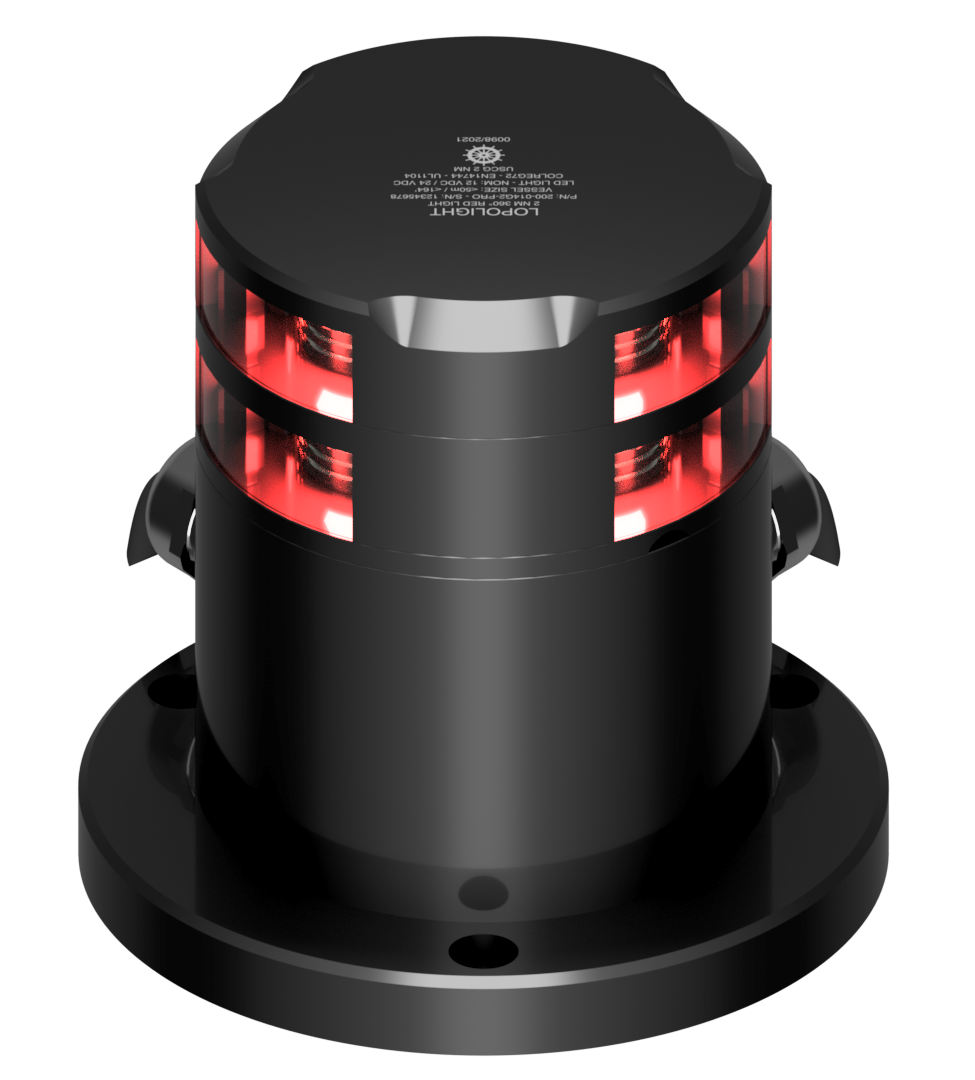 2nm 360° Red, Double, black anodized 2nm 360° Red, Double, black anodized